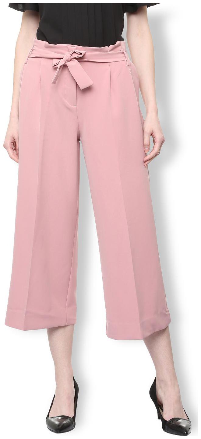 

Van Heusen Women Pink Regular fit Regular trousers