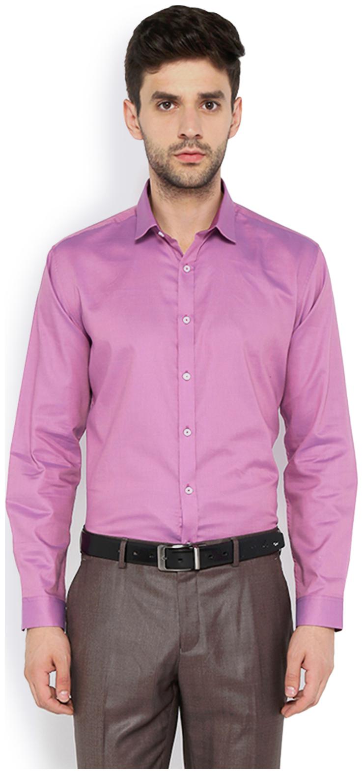 

Van Heusen Men Slim fit Formal Shirt - Purple