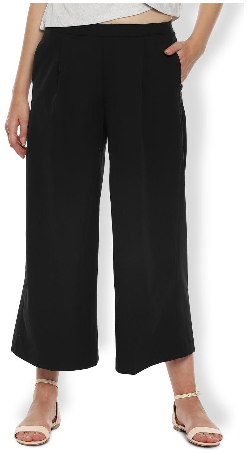 

Van Heusen Women Black Regular fit Cullotes