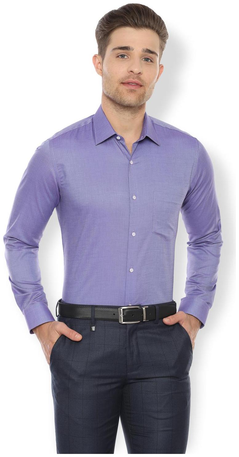 

Van Heusen Men Slim fit Formal Shirt - Purple