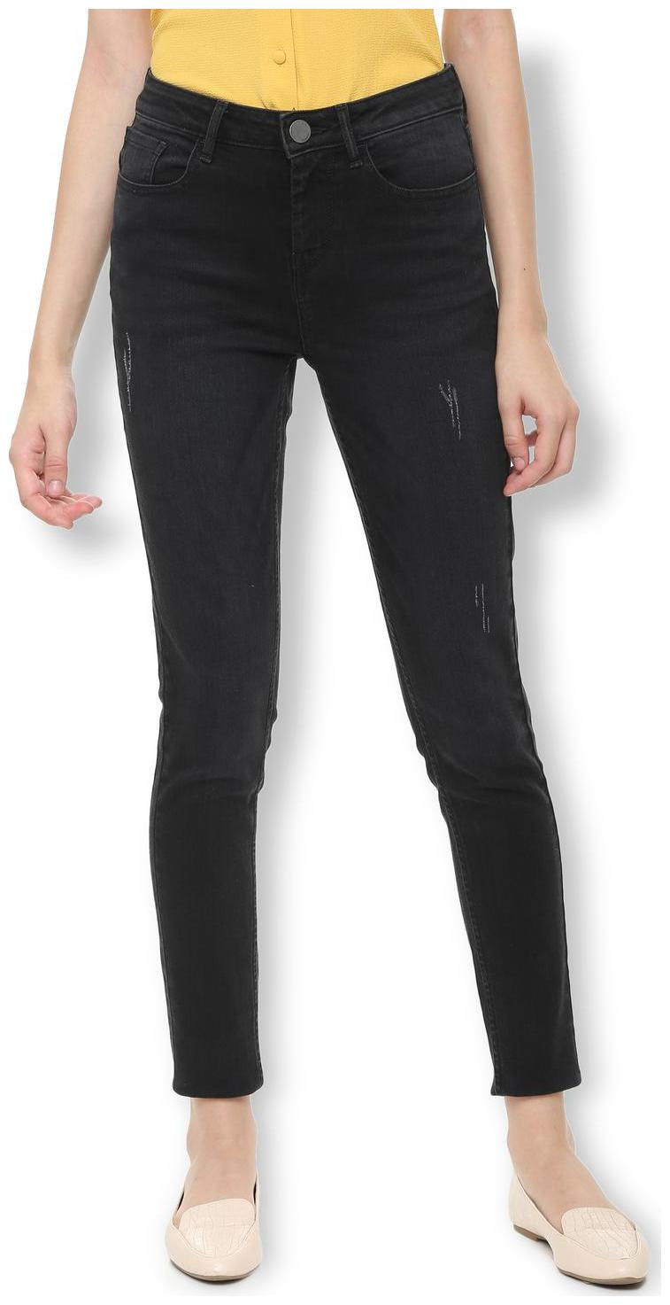 

Van Heusen Women Black Skinny fit Jeans