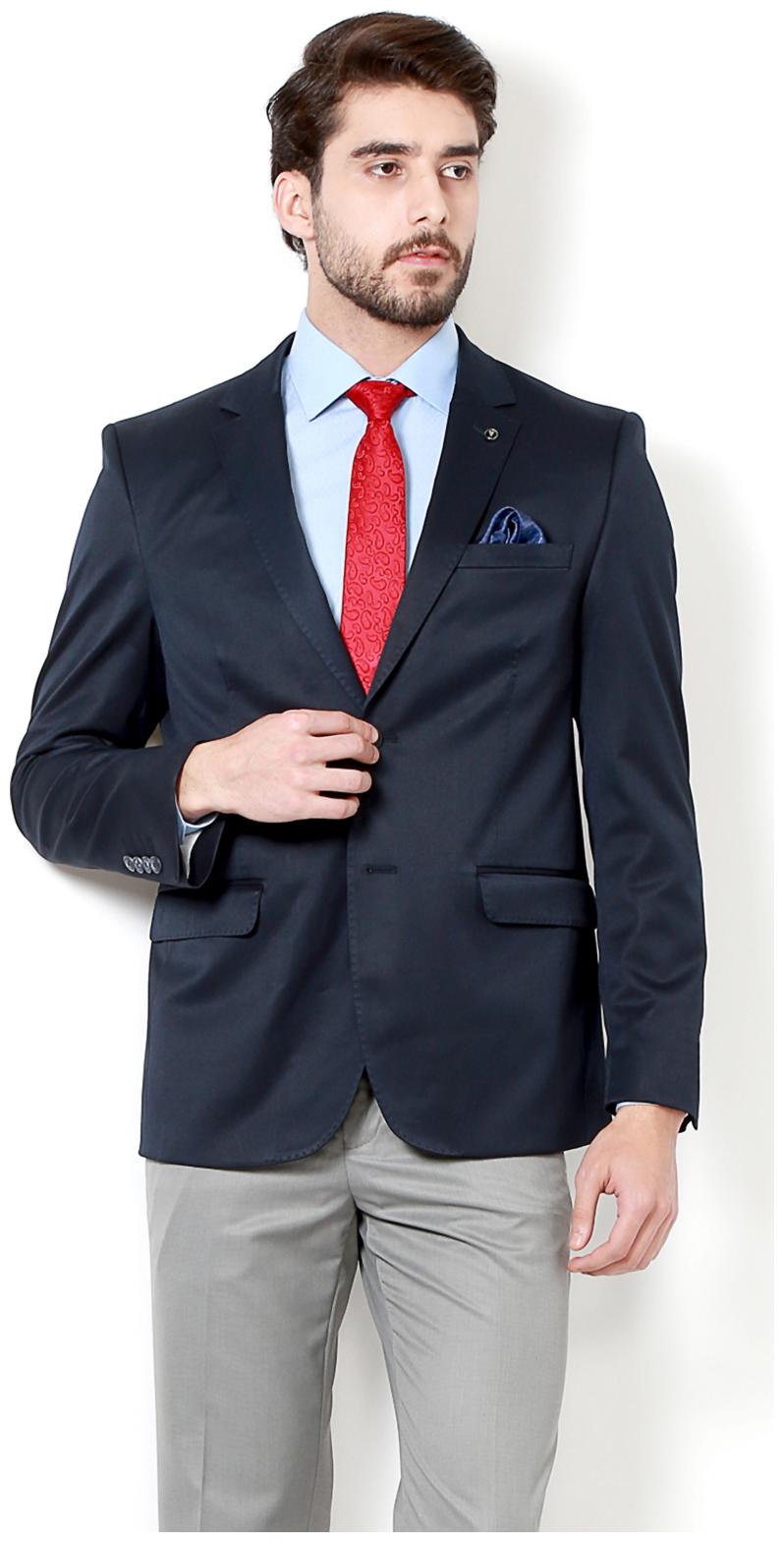 

Van Heusen Slim Blended Blue Blazer