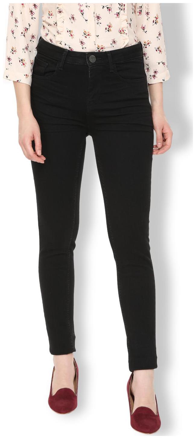 

Van Heusen Women Black Skinny fit Jeans