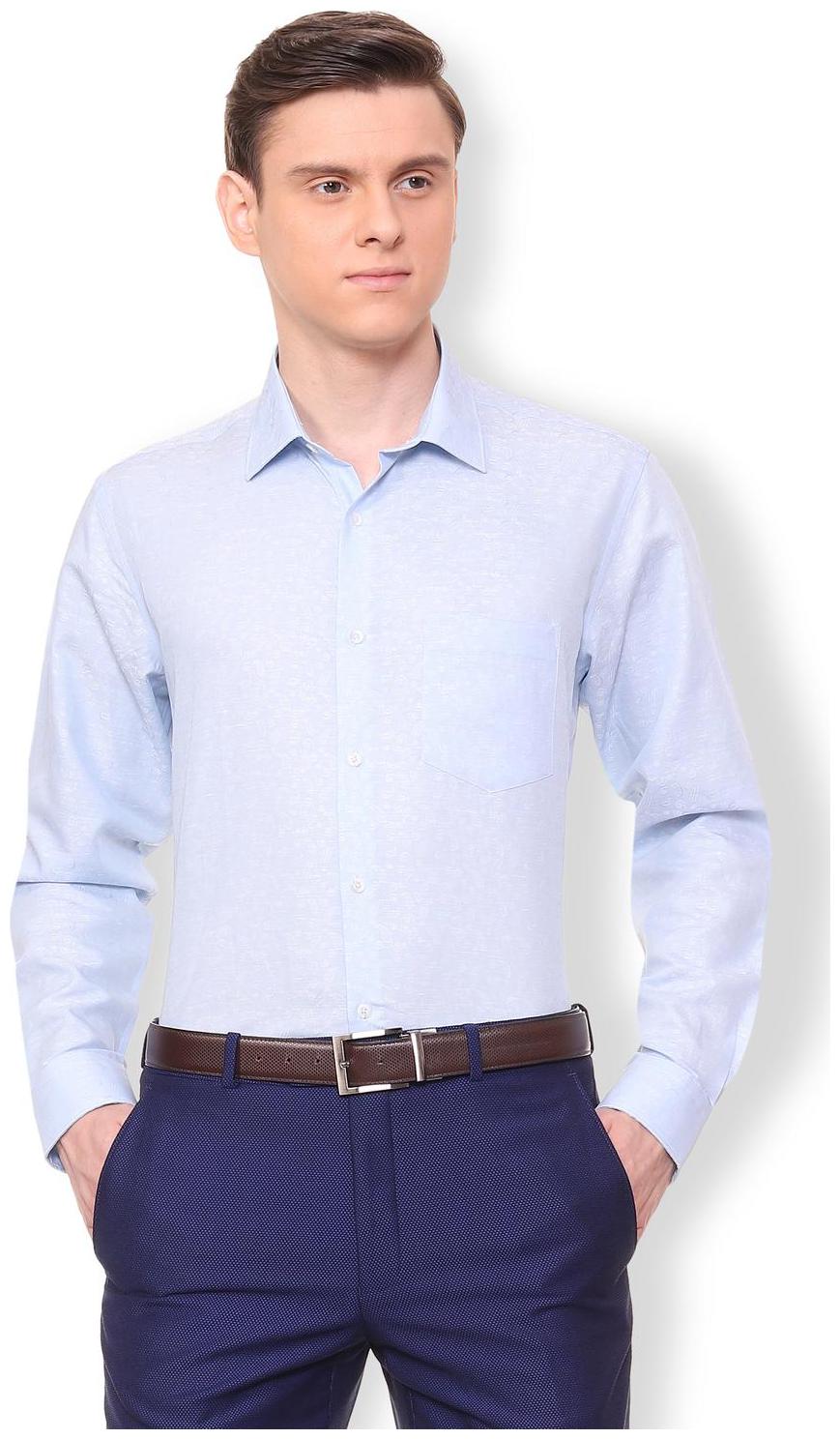 

Van Heusen Men Regular fit Formal Shirt - Blue