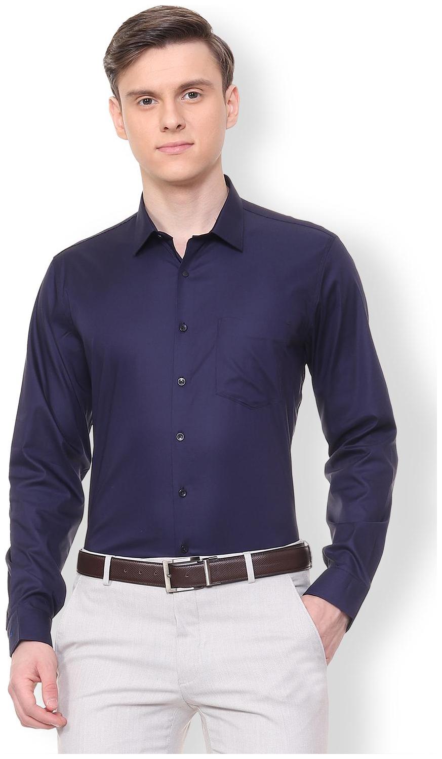 

Van Heusen Men Slim fit Formal Shirt - Blue