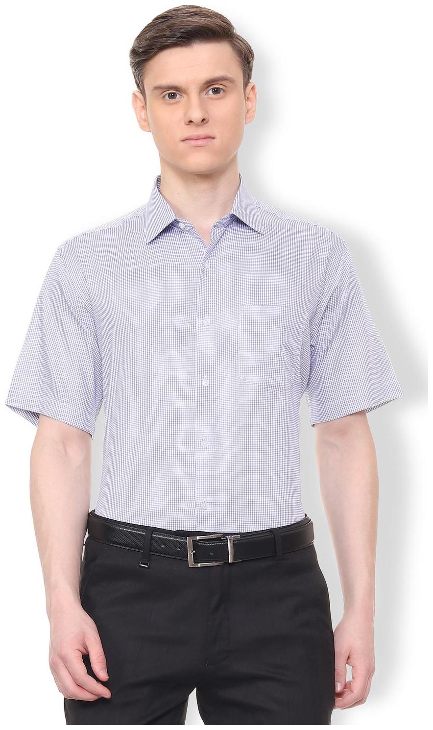 

Van Heusen Men Regular fit Formal Shirt - Blue