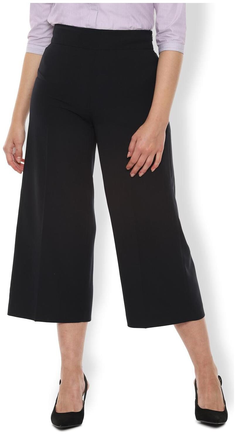 

Van Heusen Women Blue Regular fit Regular trousers