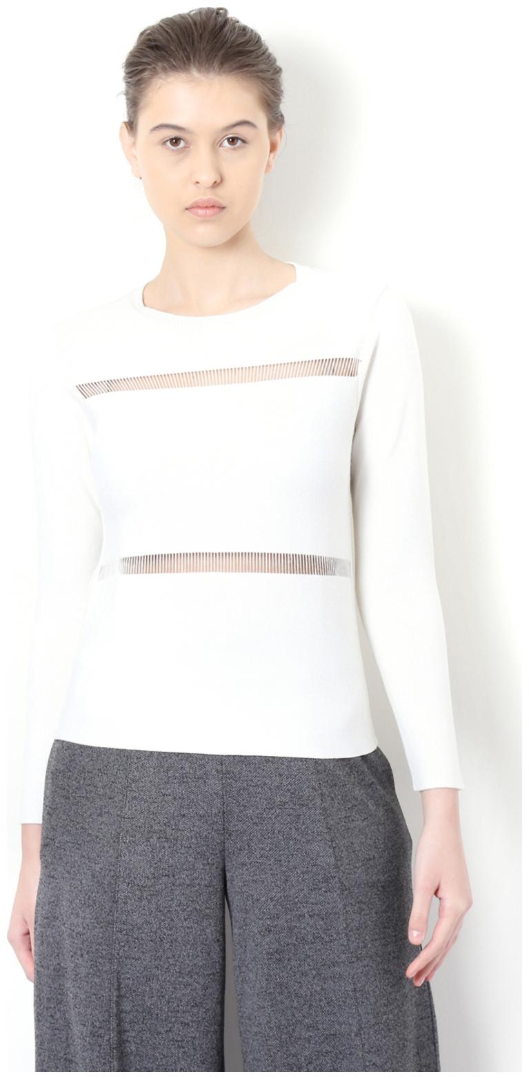 

Van Heusen Women Printed Regular top - White