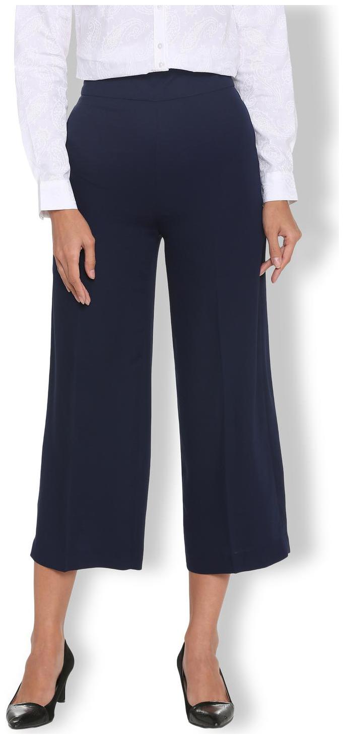 

Van Heusen Women Blue Regular fit Cullotes