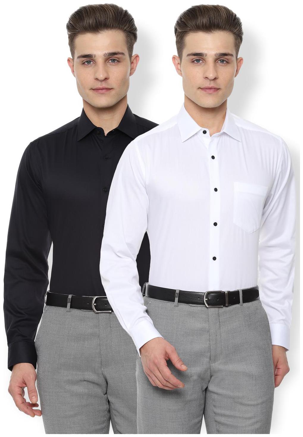 

Van Heusen Men Regular fit Formal Shirt - White
