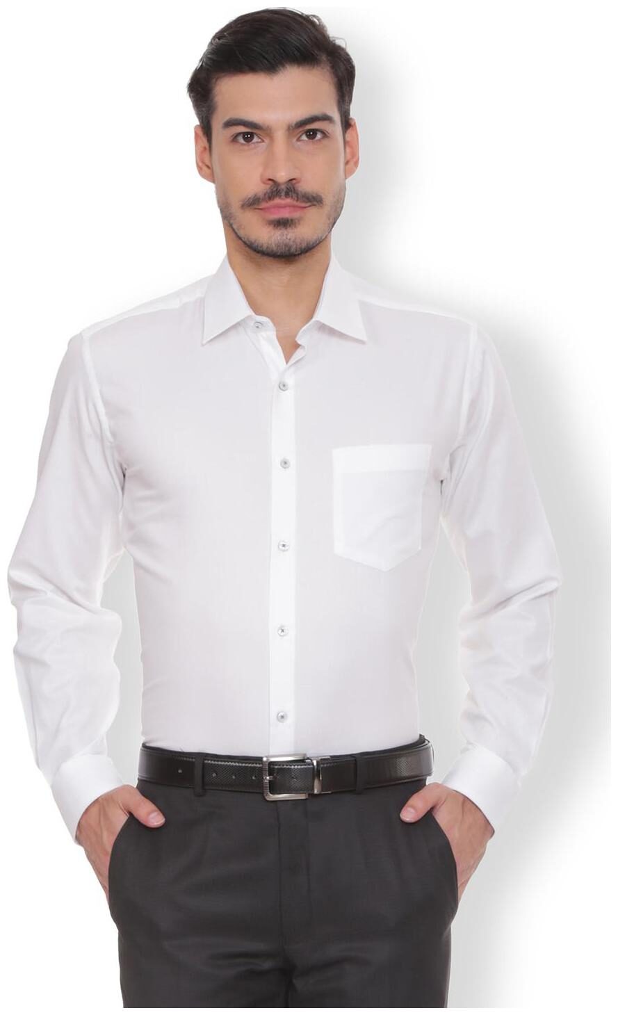 

Van Heusen Men Regular fit Formal Shirt - White