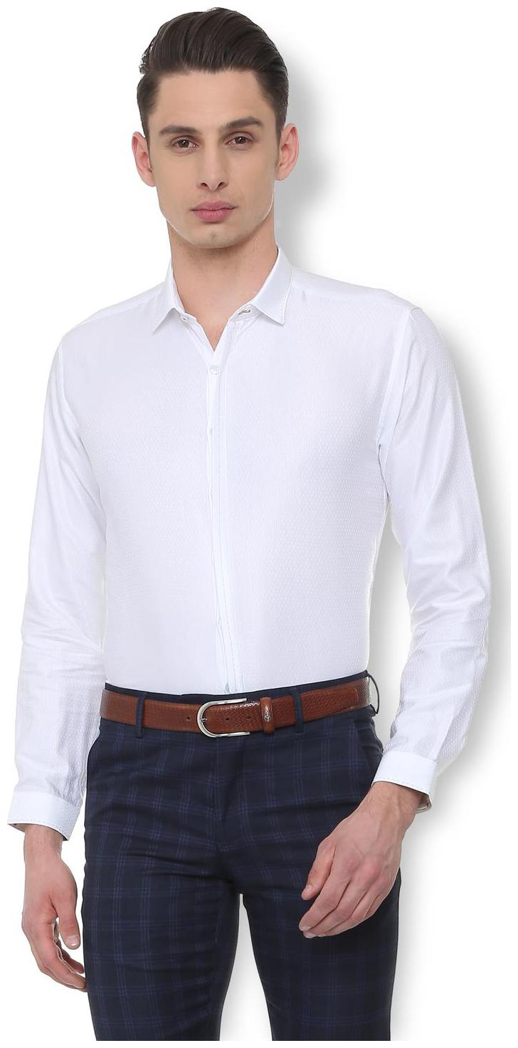 

Van Heusen Men Slim fit Formal Shirt - White