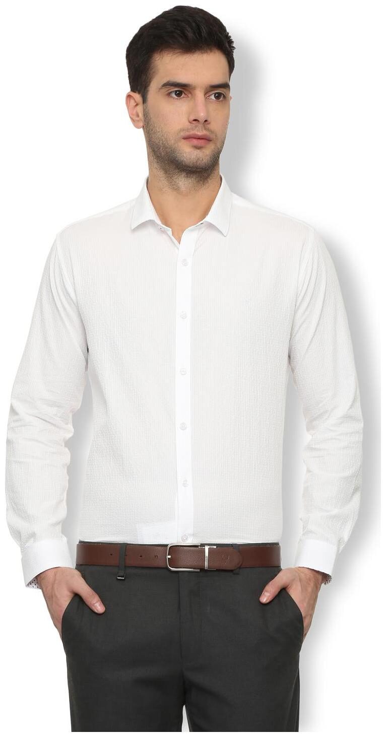 

Van Heusen Men Slim fit Formal Shirt - White