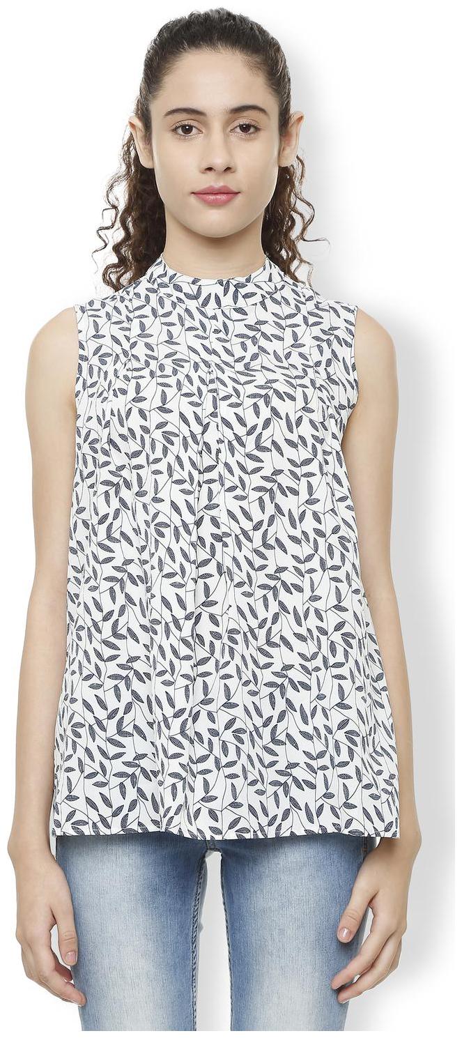 

Van Heusen Women Printed Regular top - White