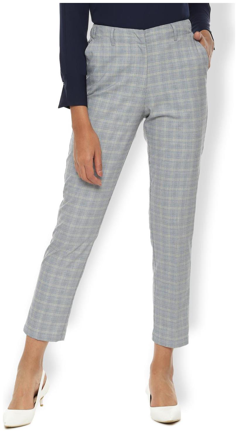 

Van Heusen Women Grey Regular fit Regular trousers
