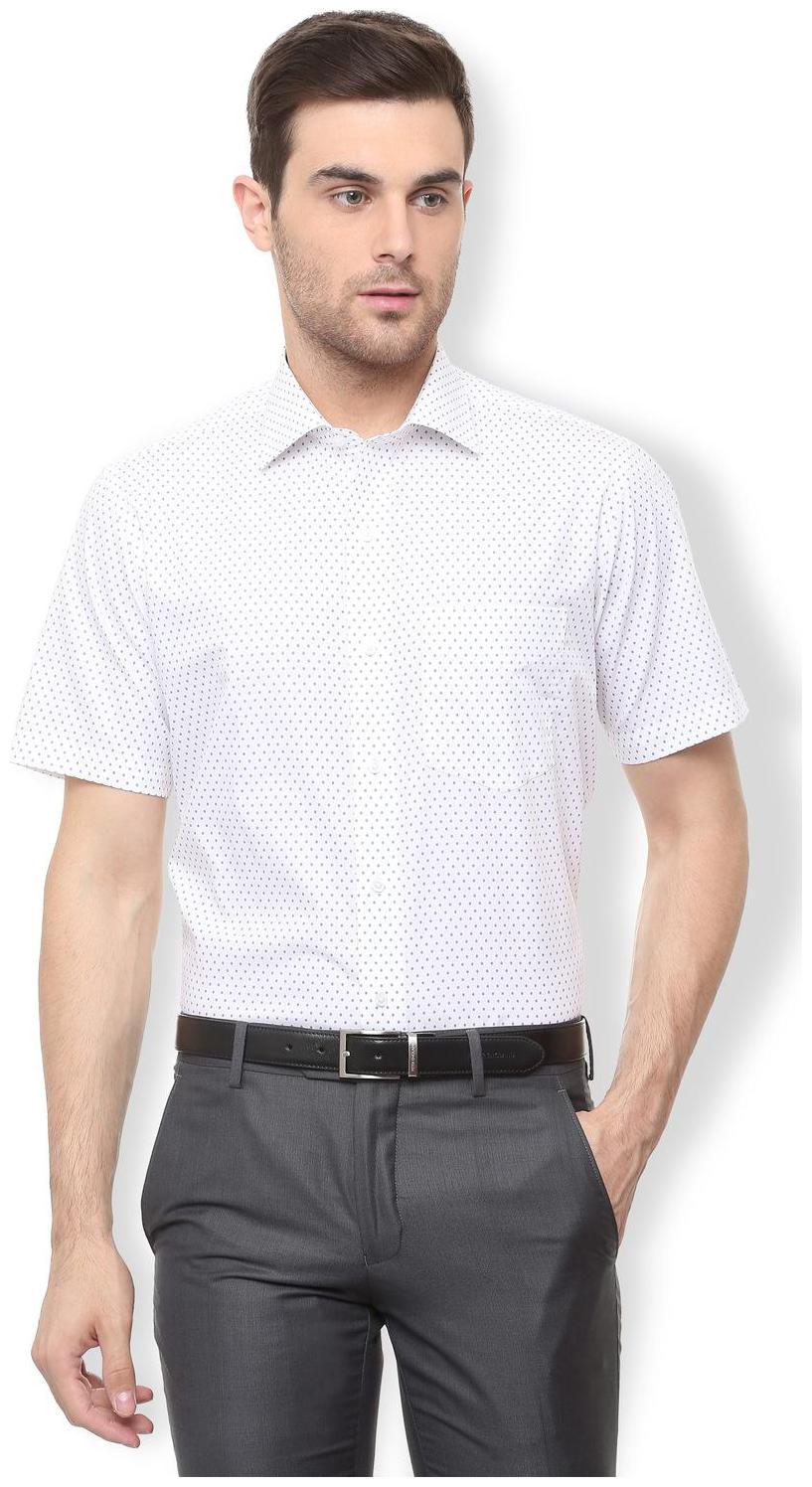 

Van Heusen Men Regular fit Formal Shirt - White