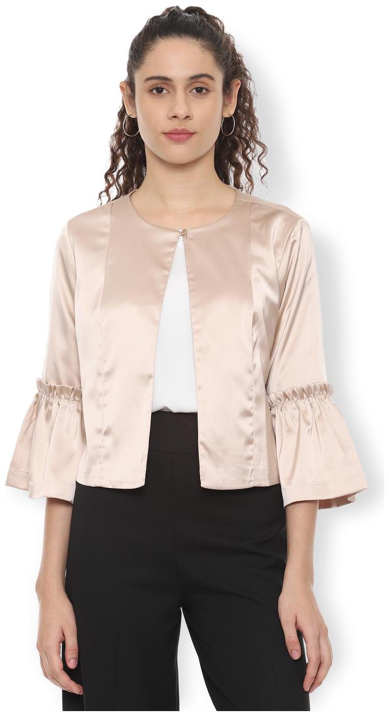 

Van Heusen Women Solid Regular top - Beige