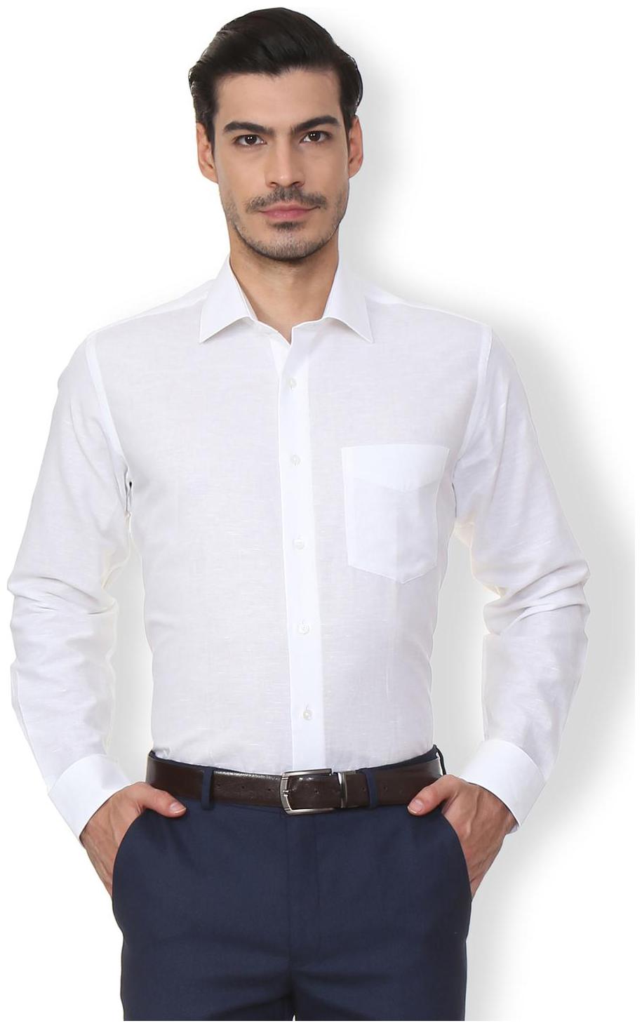 

Van Heusen Men Regular fit Formal Shirt - White