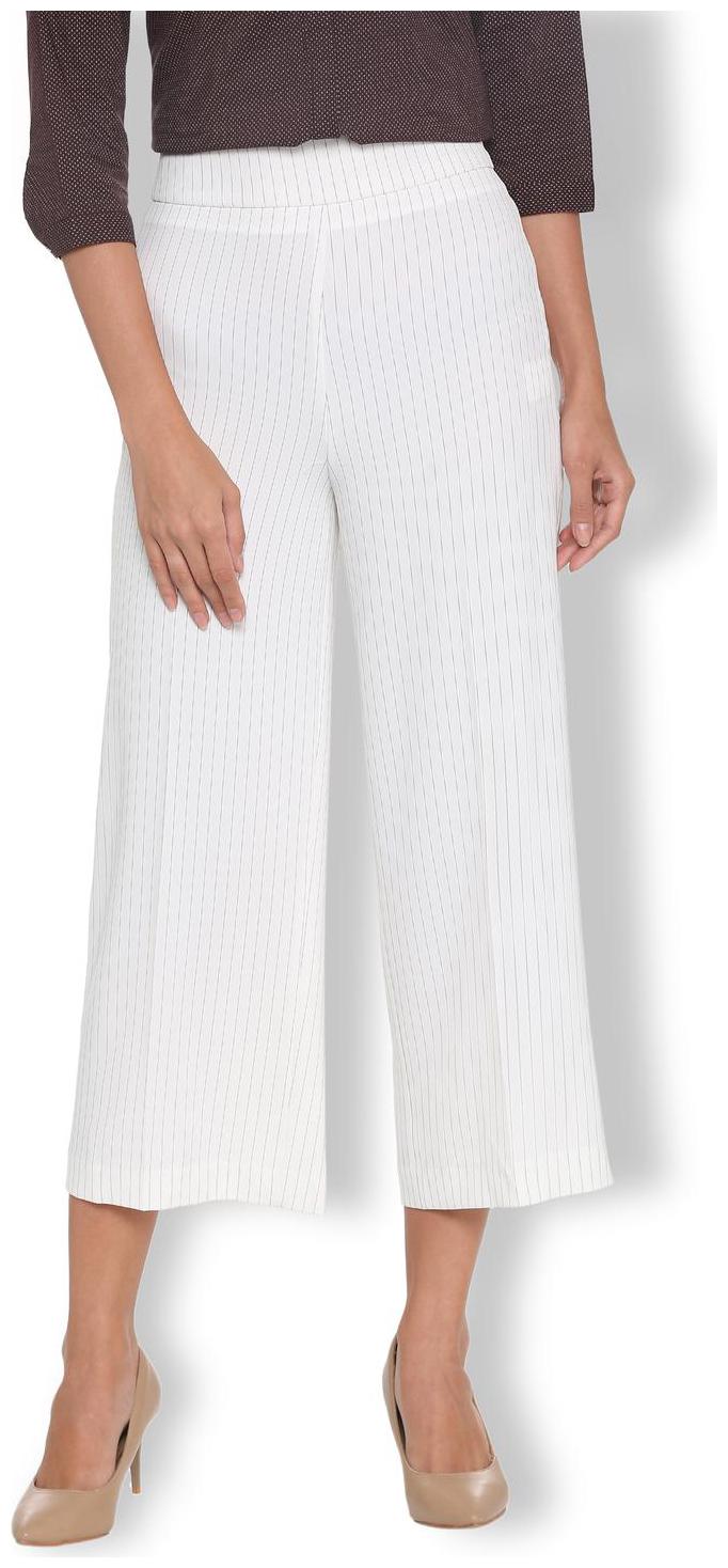 

Van Heusen Women White Regular fit Cullotes