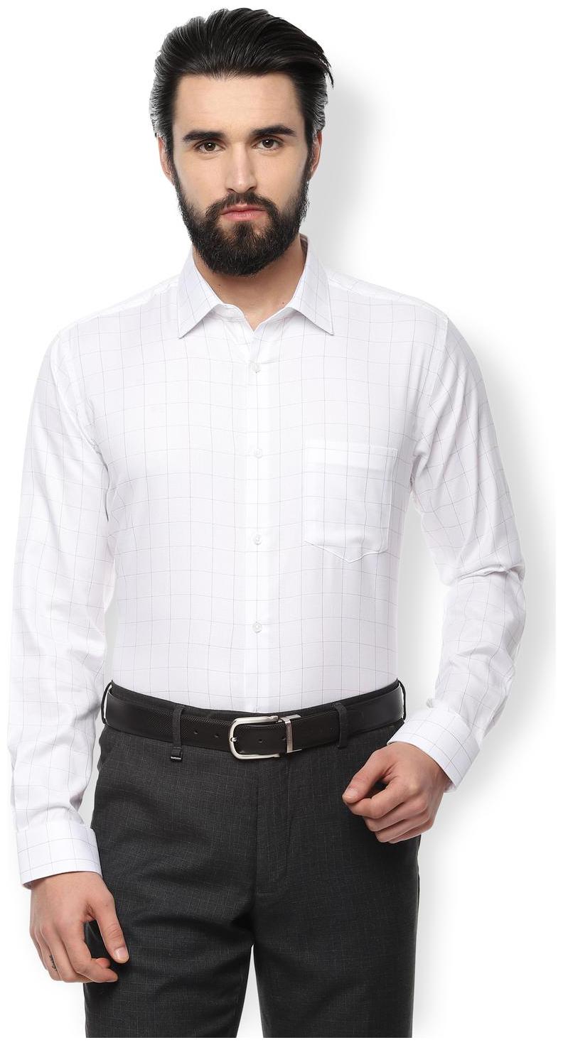 

Van Heusen Men Regular fit Formal Shirt - White