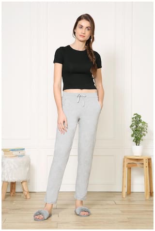 Buy Van Heusen Women Cotton Solid Pyjama Grey Online At Low Prices In India Paytmmall Com | van heusen jeans pants size 28 waist x 27 stretch blue cotton spandex women's.