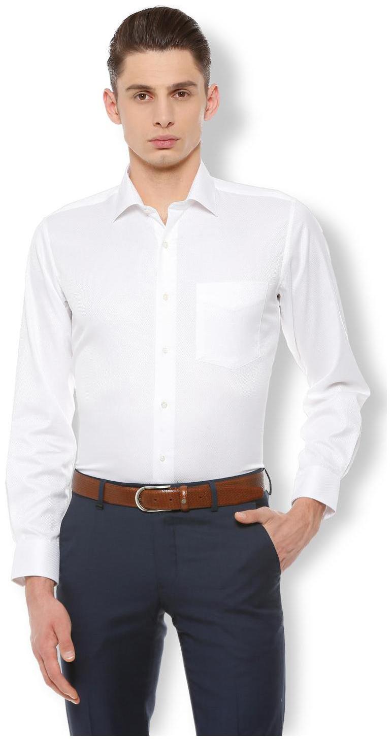 

Van Heusen Men Regular fit Formal Shirt - White