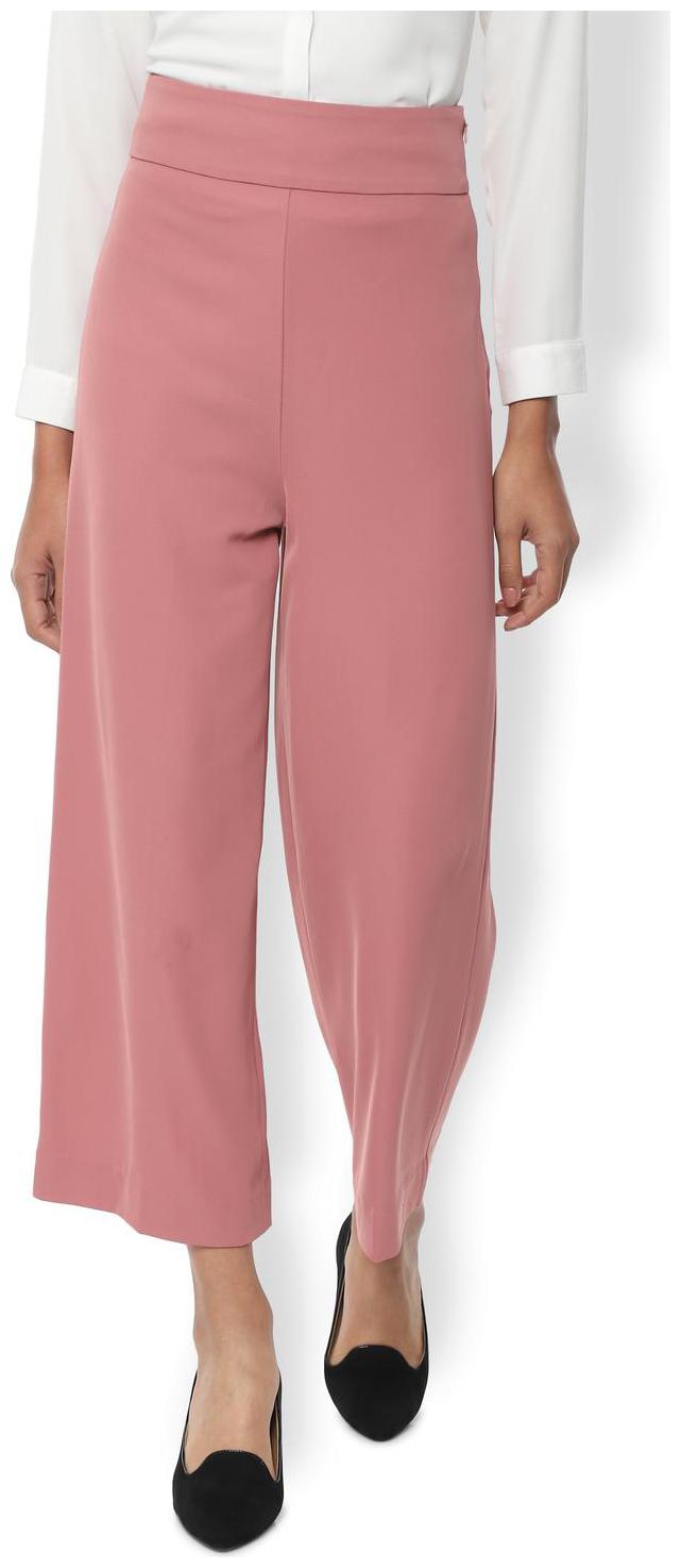 

Van Heusen Women Pink Regular fit Regular trousers