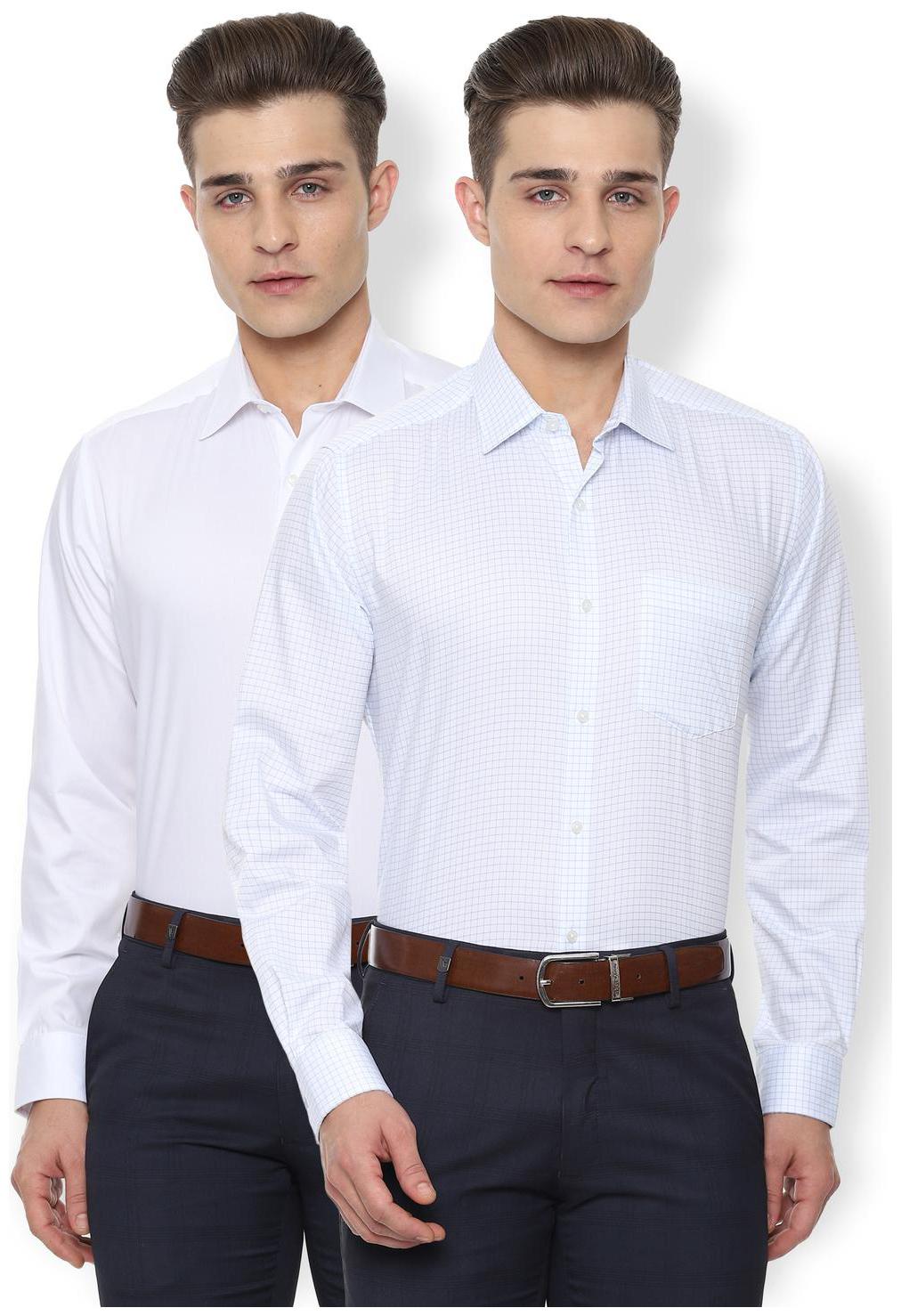 

Van Heusen Men Regular fit Formal Shirt - White