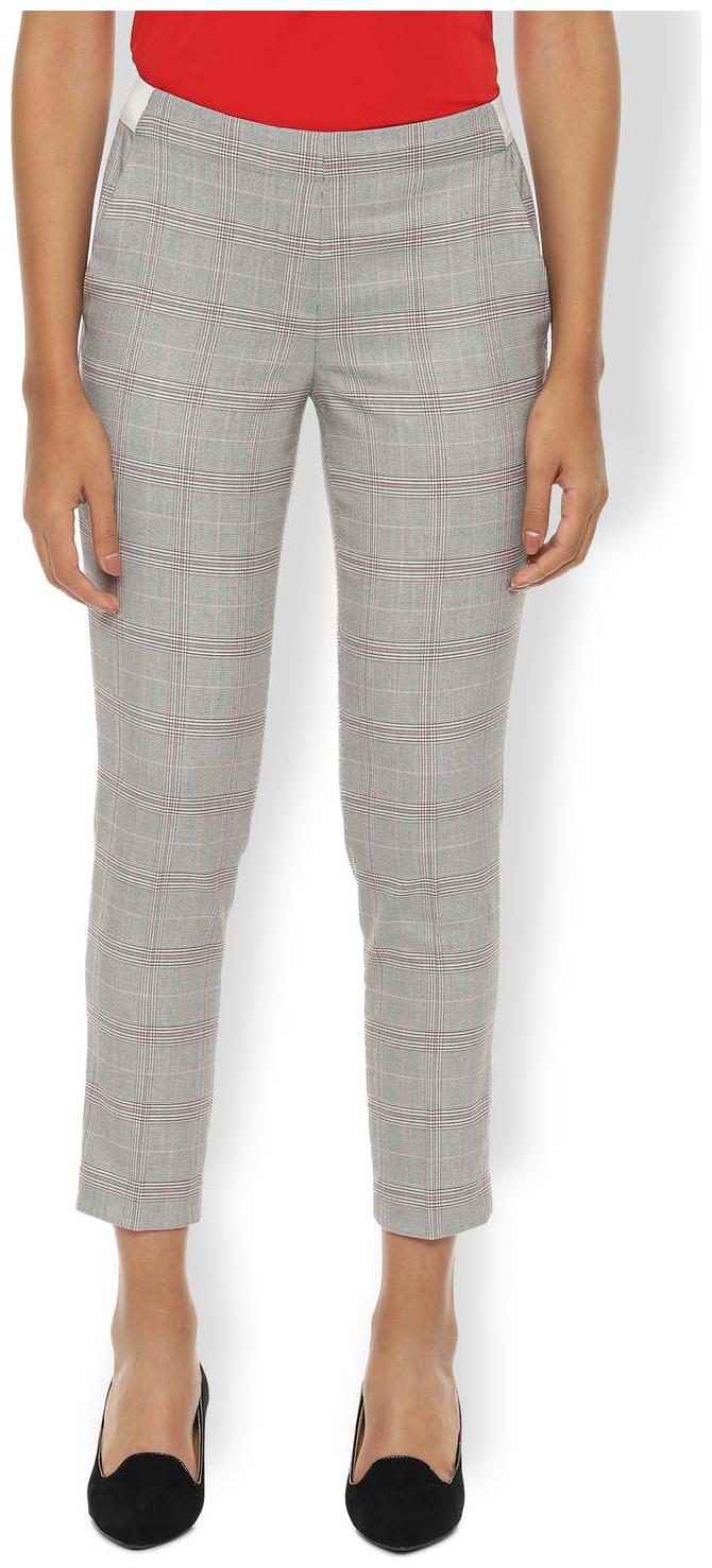 

Van Heusen Women Grey Regular fit Regular trousers