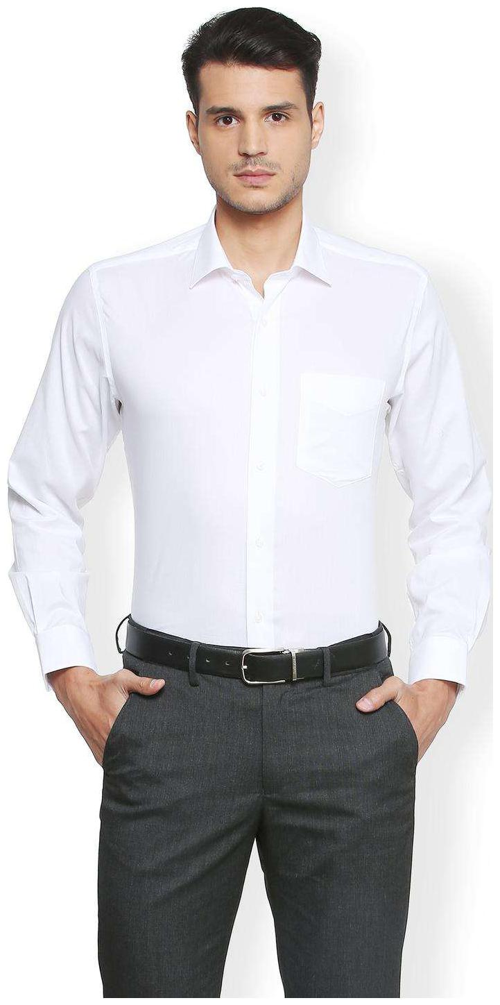 

Van Heusen Men Regular fit Formal Shirt - White