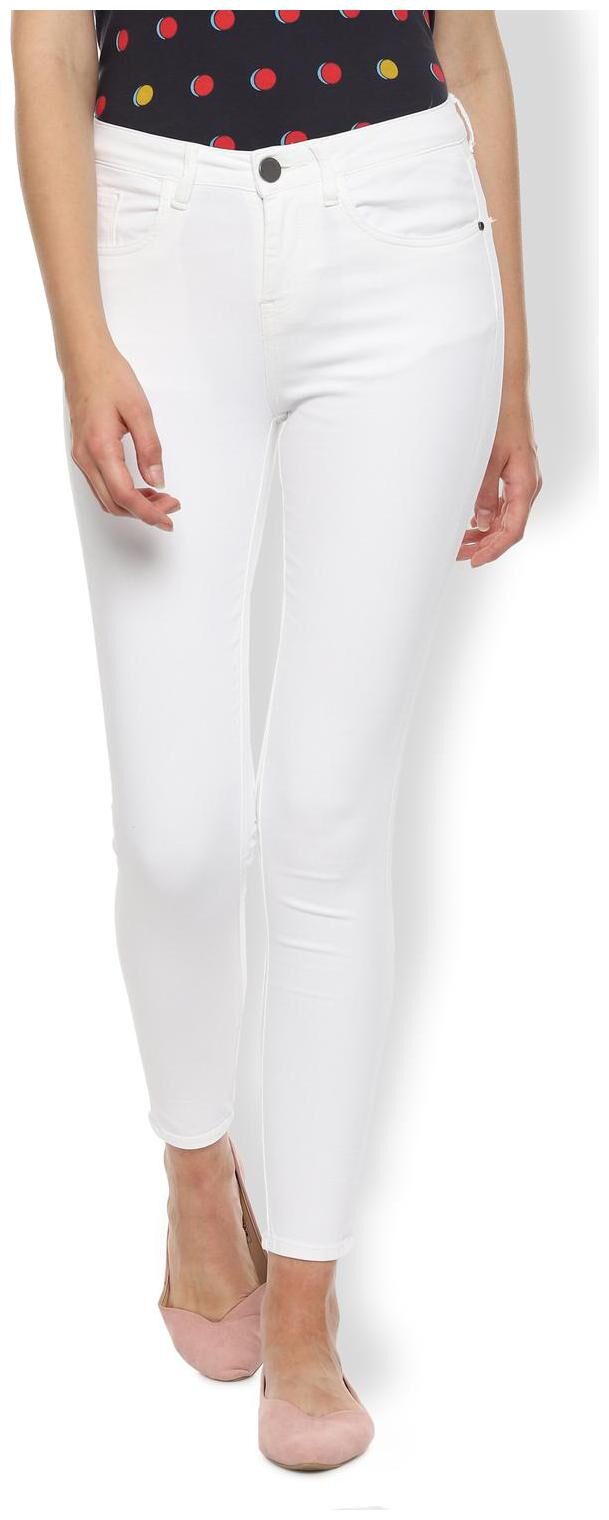 

Van Heusen Women White Skinny fit Jeans