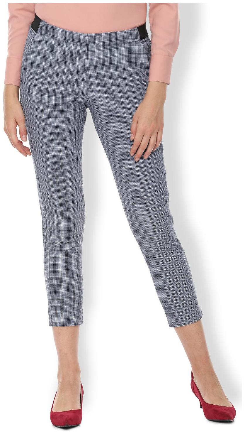

Van Heusen Women Grey Regular fit Regular trousers