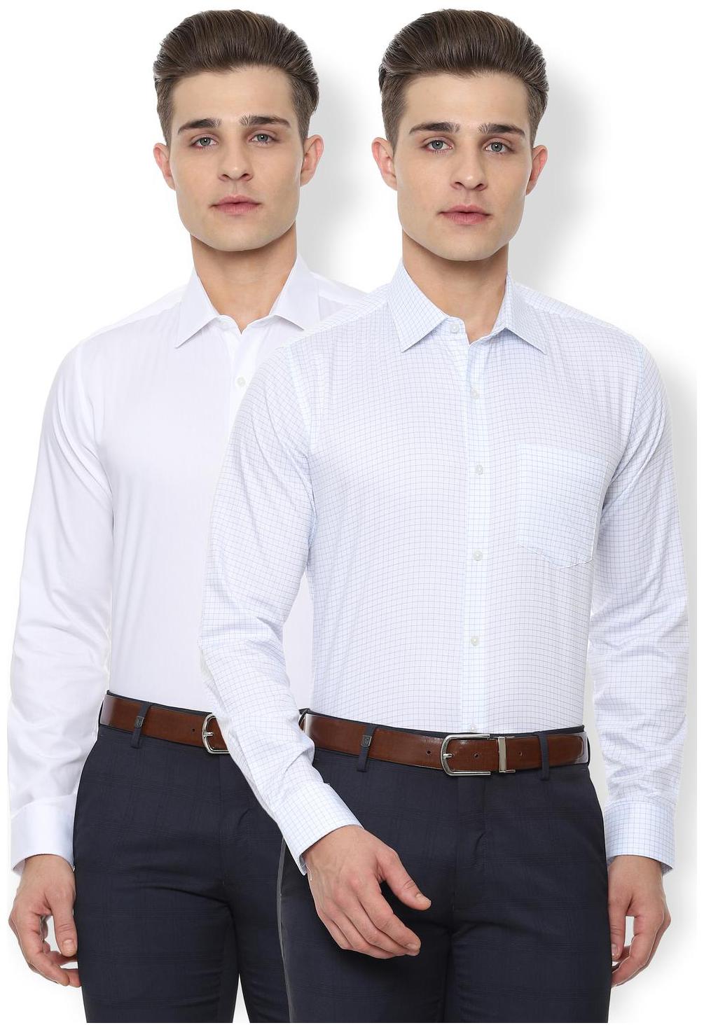 

Van Heusen Men Slim fit Formal Shirt - White