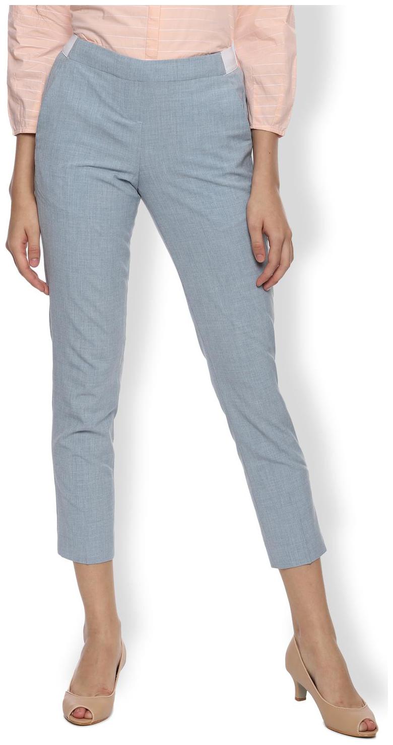 

Van Heusen Women Blue Regular fit Regular pants
