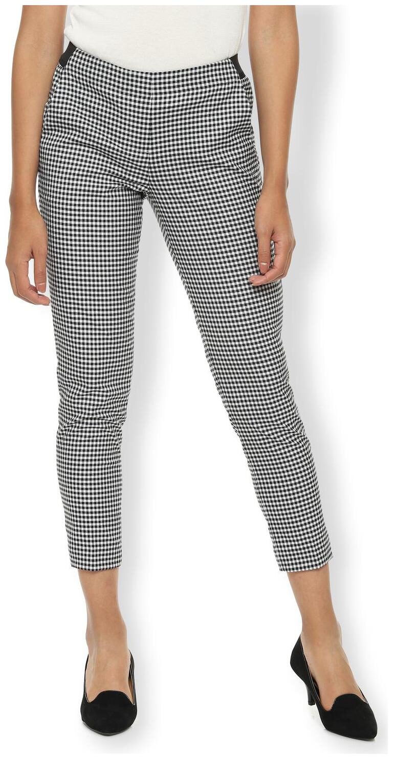 

Van Heusen Women White Regular fit Regular trousers