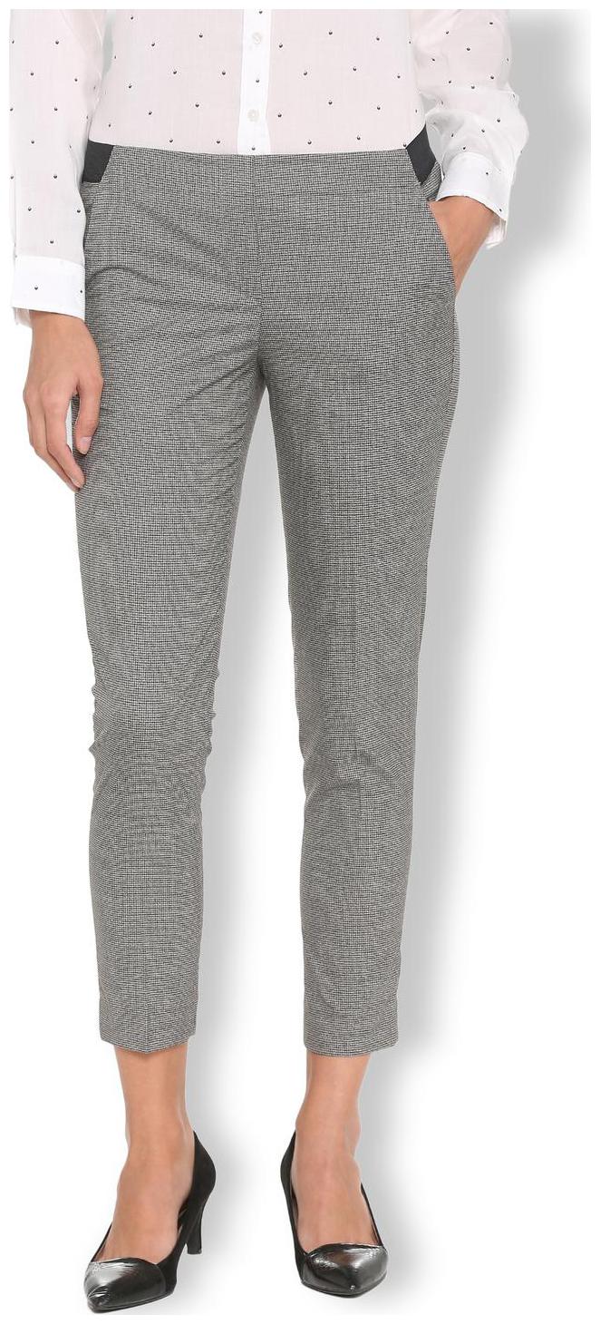 

Van Heusen Women Grey Regular fit Regular trousers