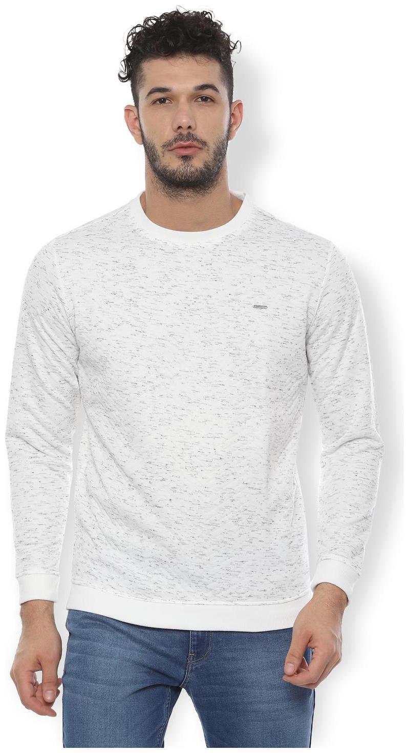 

Van Heusen Men White Round neck Sweatshirt