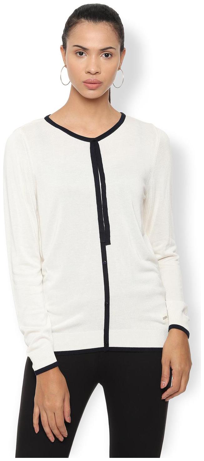 

Van Heusen Women Solid Regular top - White