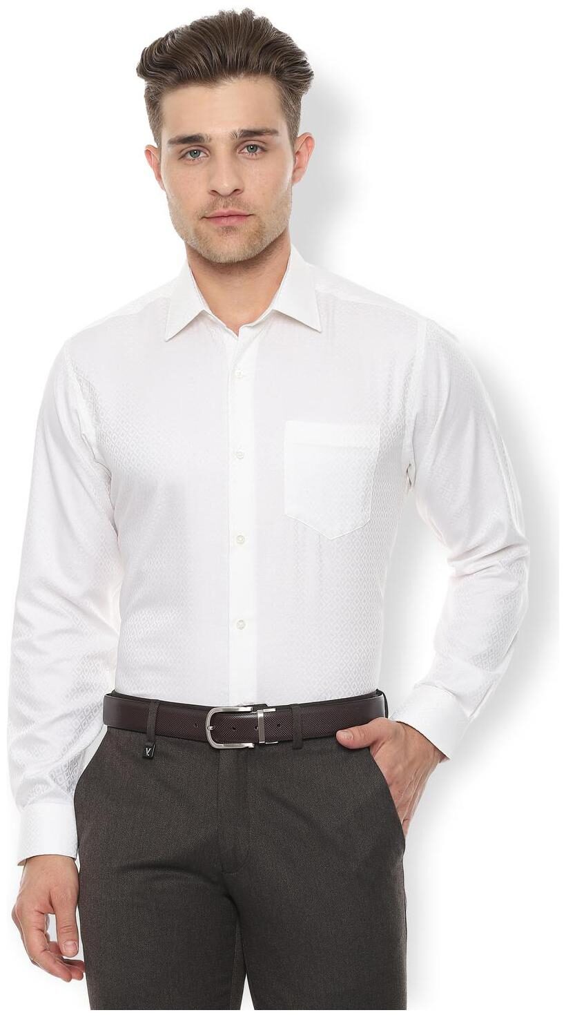 

Van Heusen Men Regular fit Formal Shirt - White