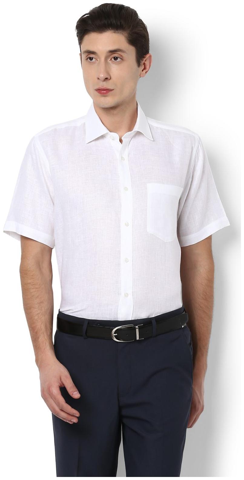 

Van Heusen Men Regular fit Formal Shirt - White