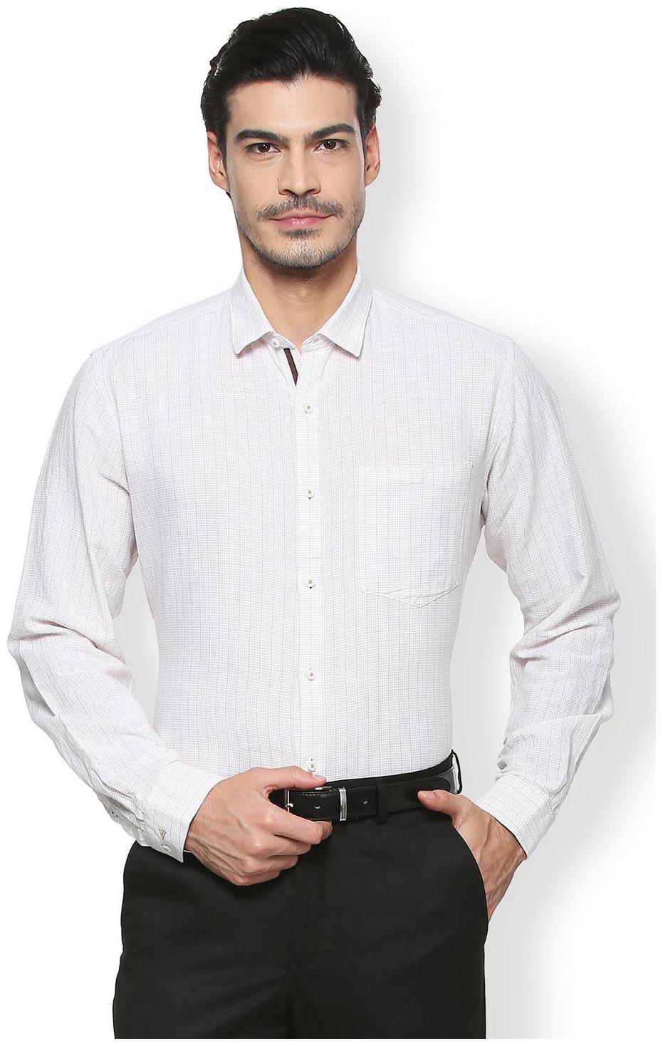 

Van Heusen Men Super slim fit Formal Shirt - White