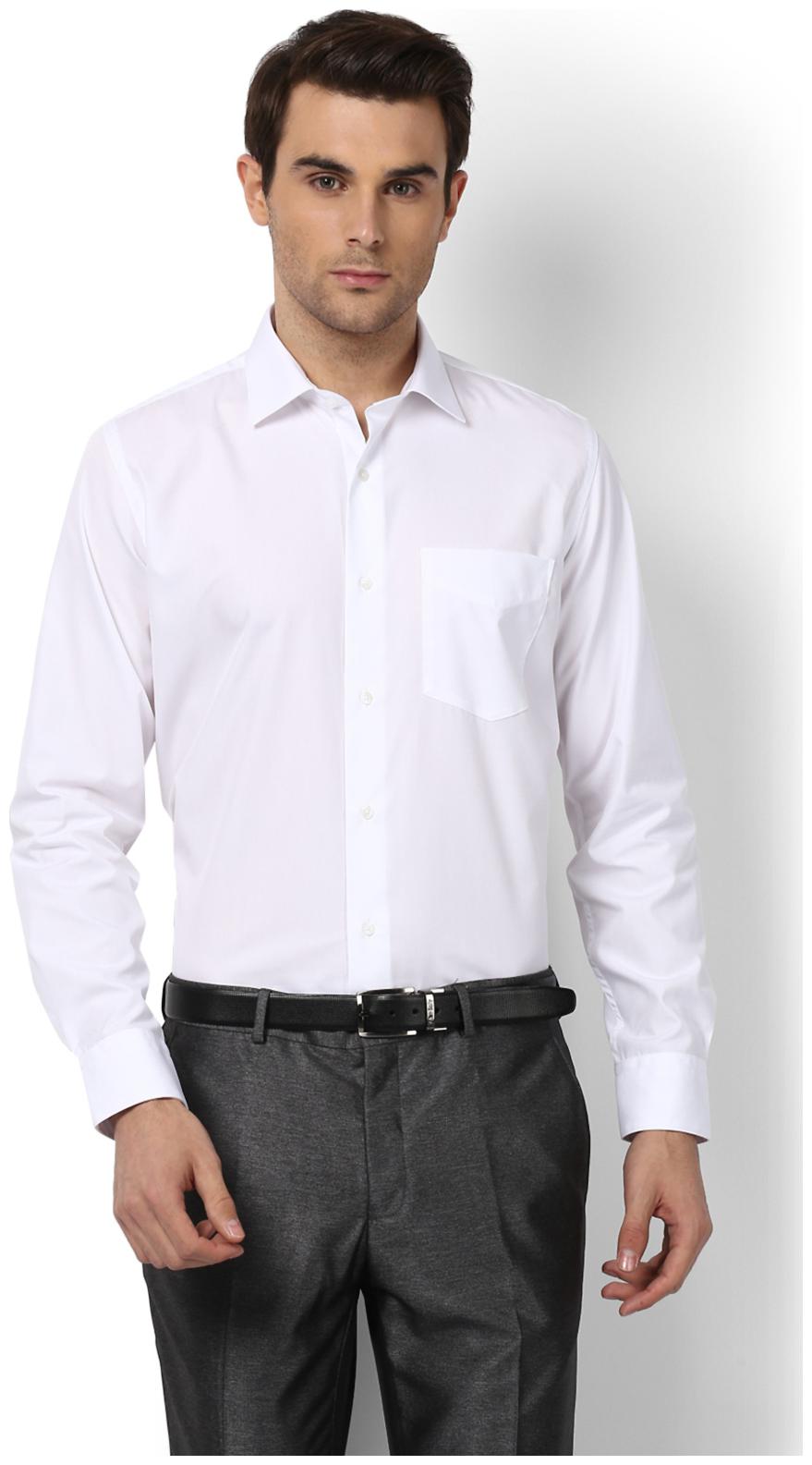 

Van Heusen Men Super slim fit Formal Shirt - White