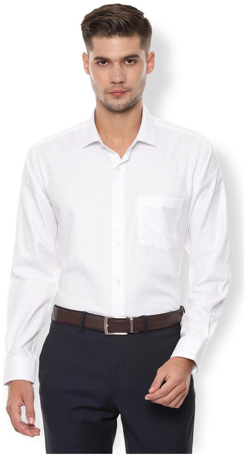

Van Heusen Men Regular fit Formal Shirt - White