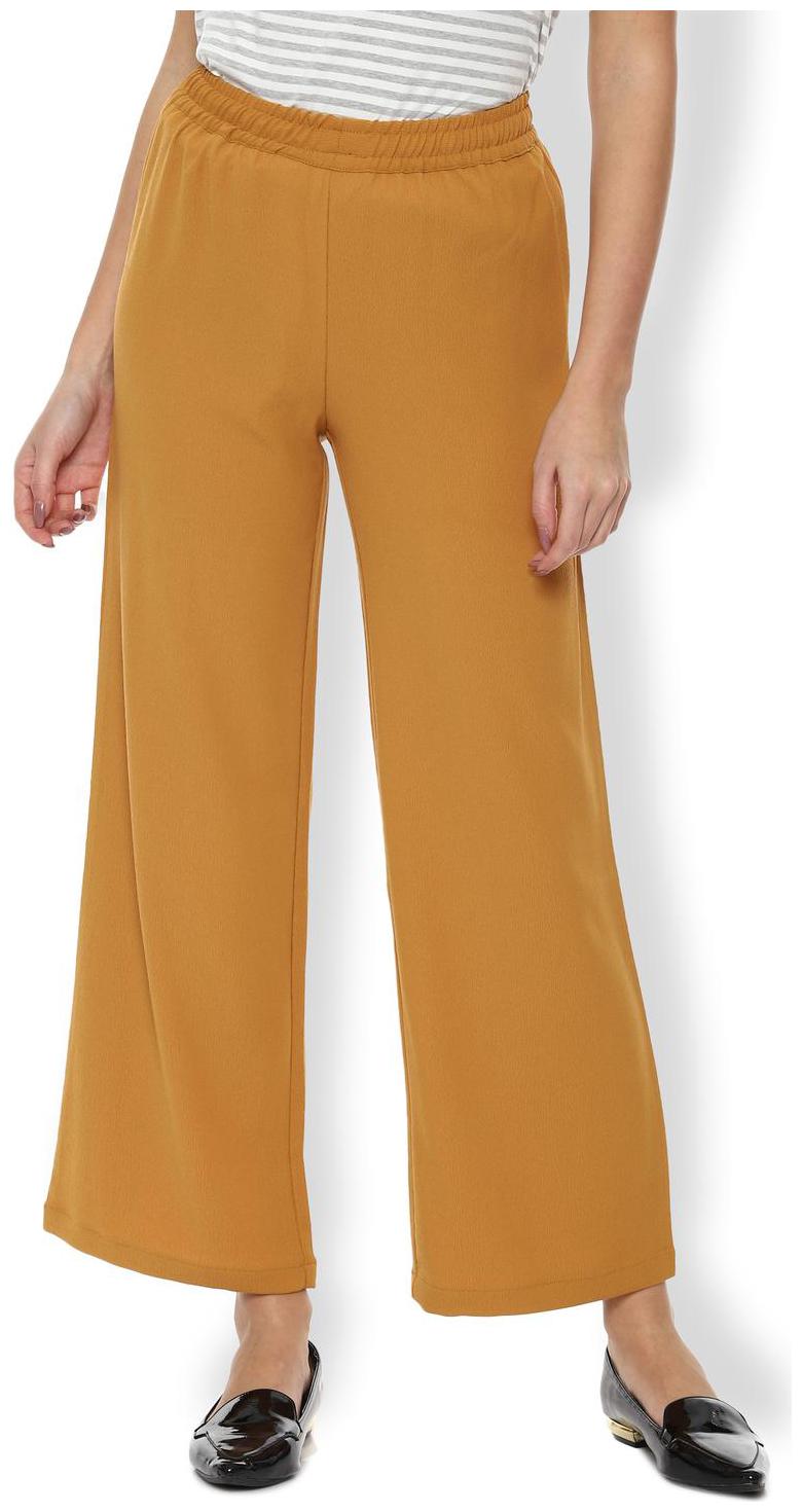 

Van Heusen Women Yellow Regular fit Regular trousers