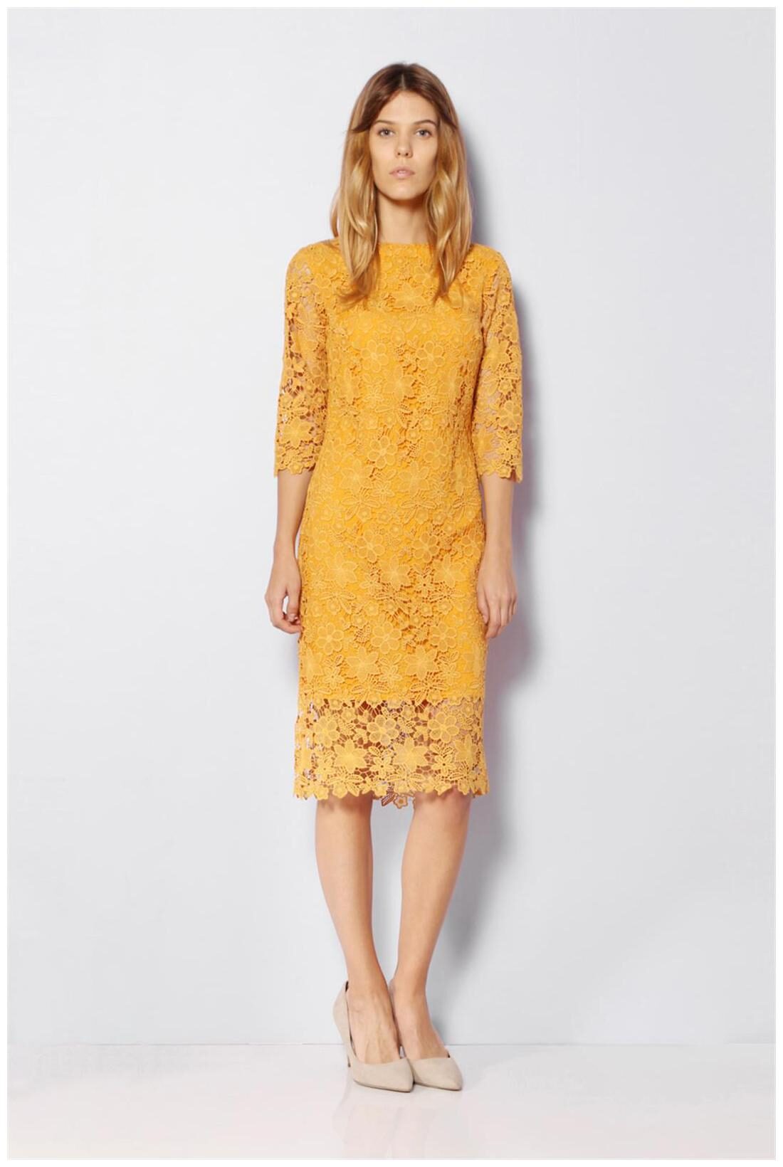 

Van Heusen Yellow Dress