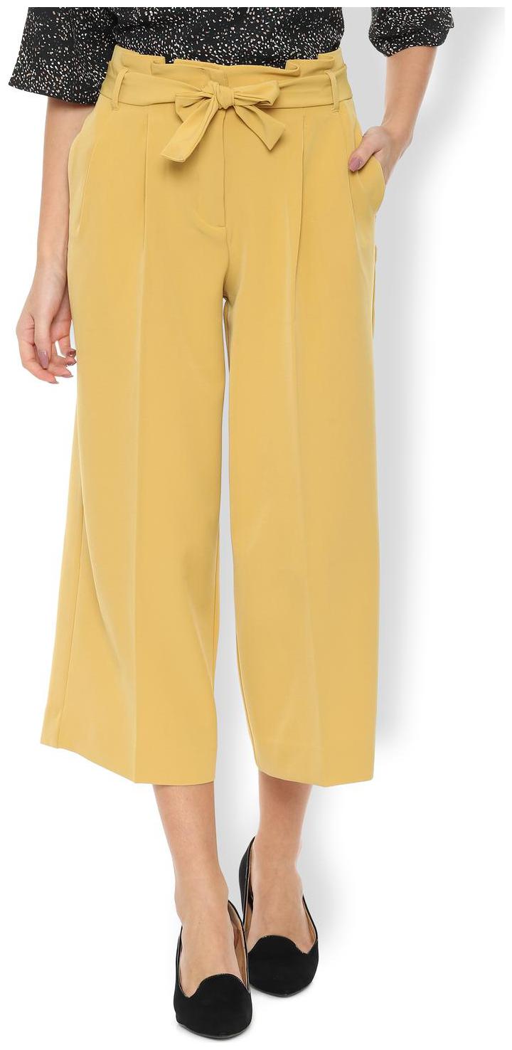 

Van Heusen Women Yellow Regular fit Cullotes
