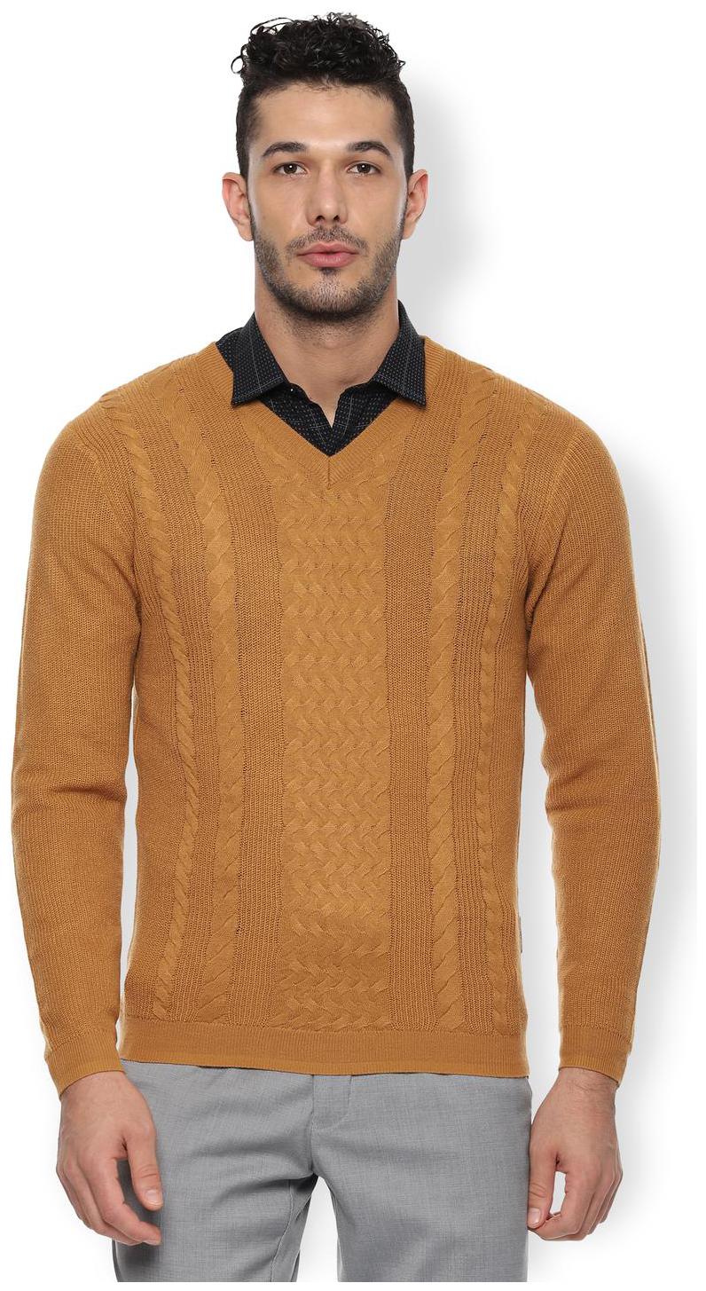 

Van Heusen Yellow Sweater