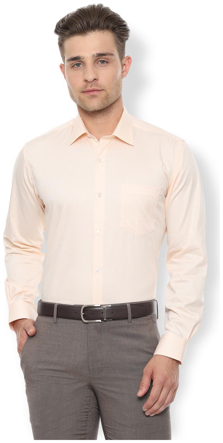 

Van Heusen Men Regular fit Formal Shirt - Yellow