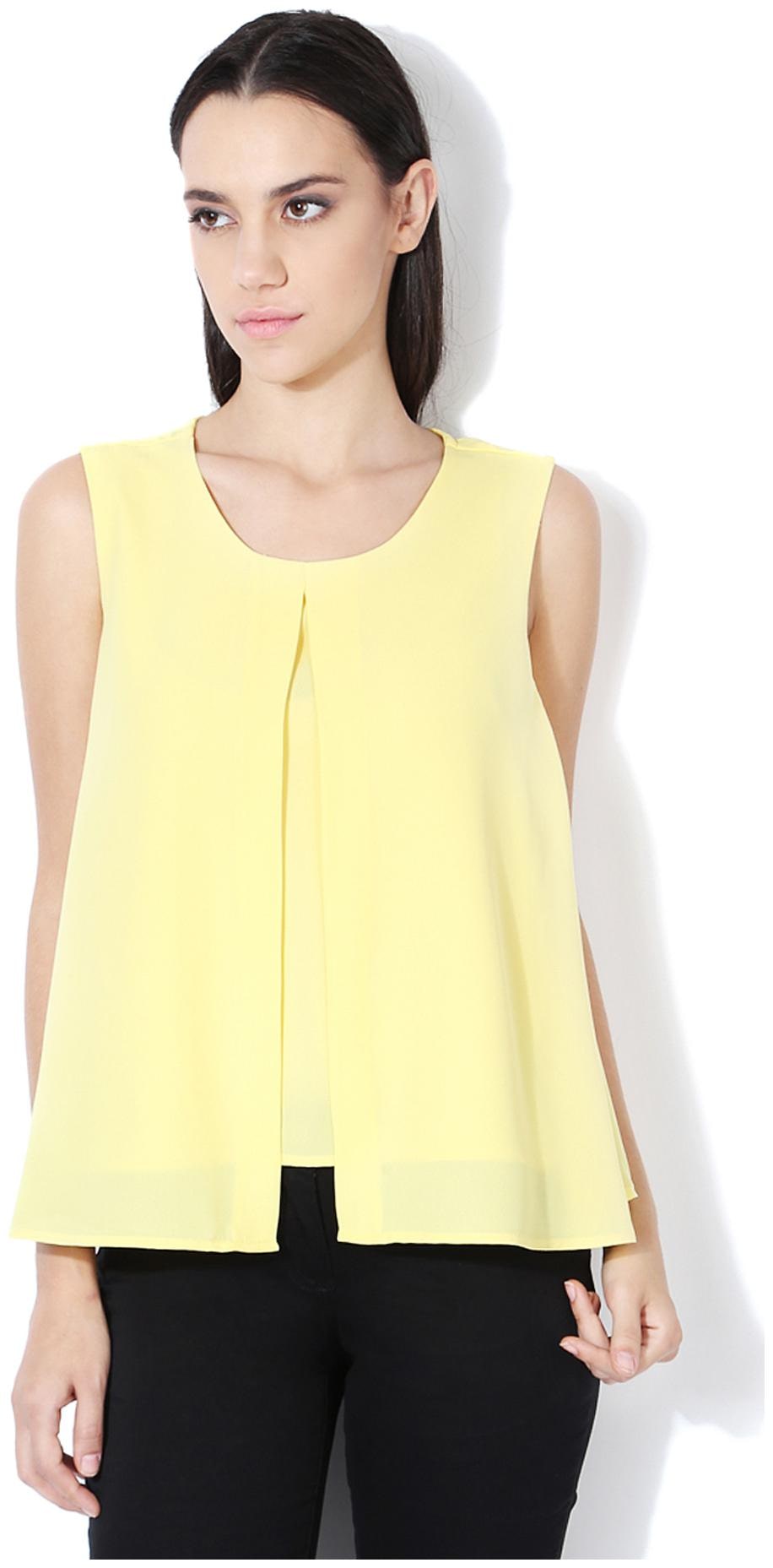 

Van Heusen Yellow Top