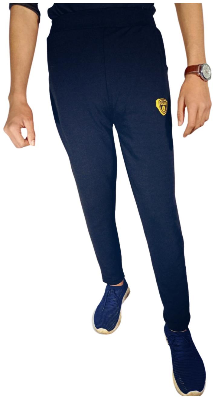 

Vantar Men Navy blue Solid Regular fit Track pants